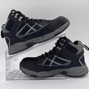 Larnmern Men's Steel Toe Work Boots: Lightweight, Slip & Puncture Resistant